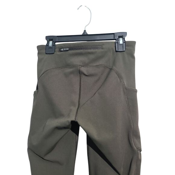 Lululemon Speed Up Tight Full-On Luxtreme 28" Dark Olive Sz 4 - Picture 5 of 7